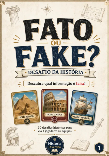 Fato ou Fake? Desafio da História - capa